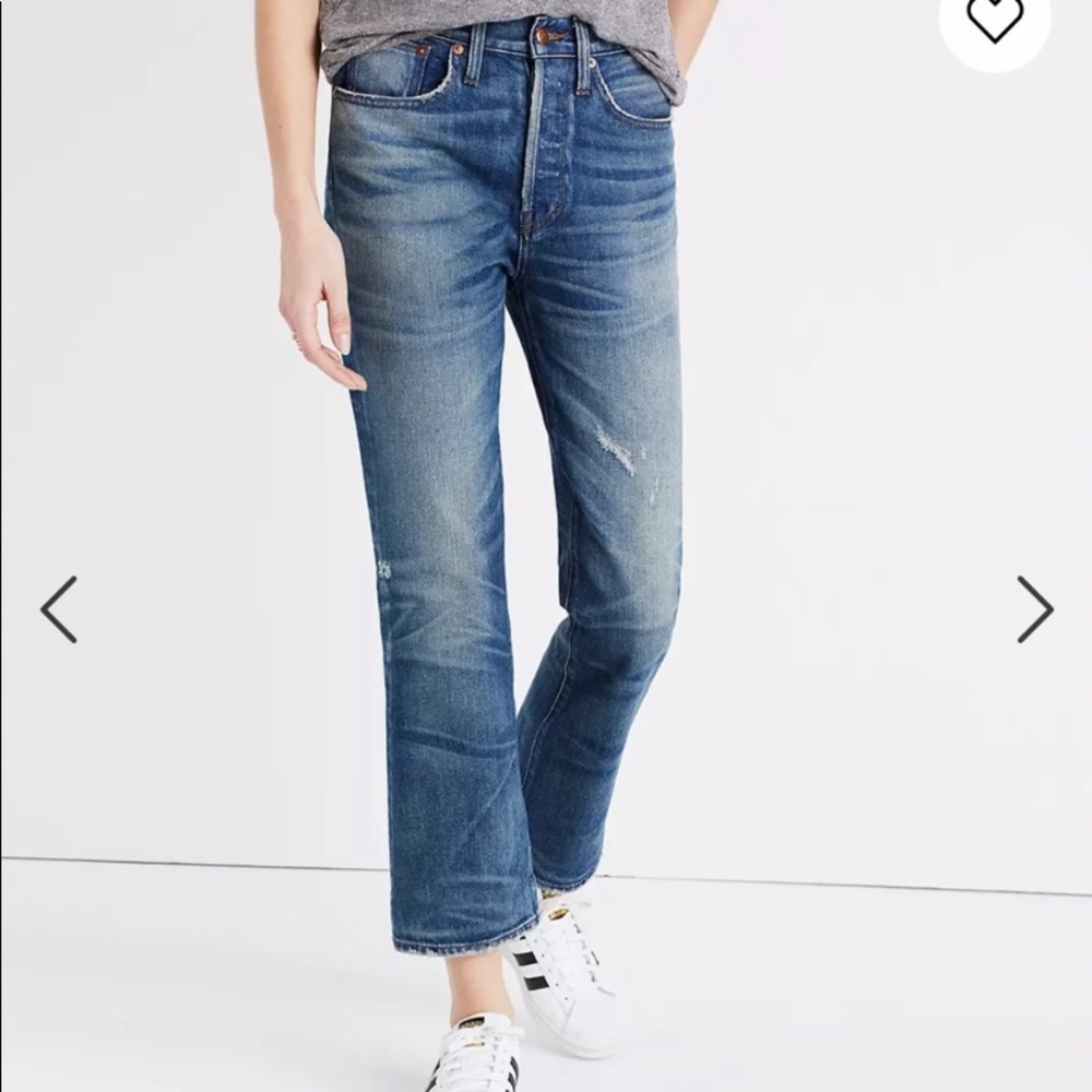 Madewell Jeans Rivet & Thread Extra-High Kick Out